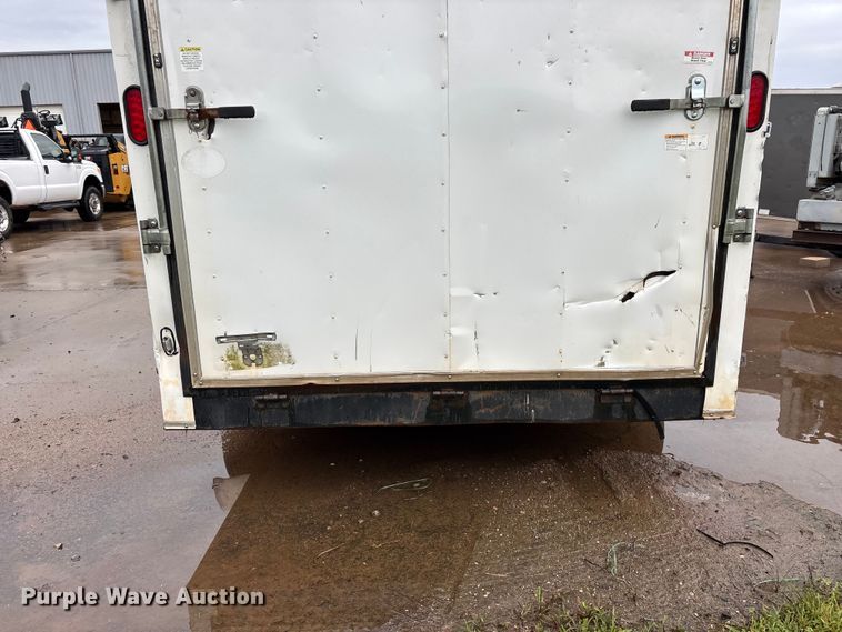 image for item EO4356 2015 Covered Wagon Trailers CW7X16TA2 enclosed cargo trailer