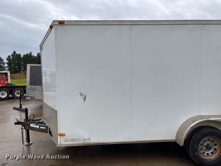 image for item EO4356 2015 Covered Wagon Trailers CW7X16TA2 enclosed cargo trailer