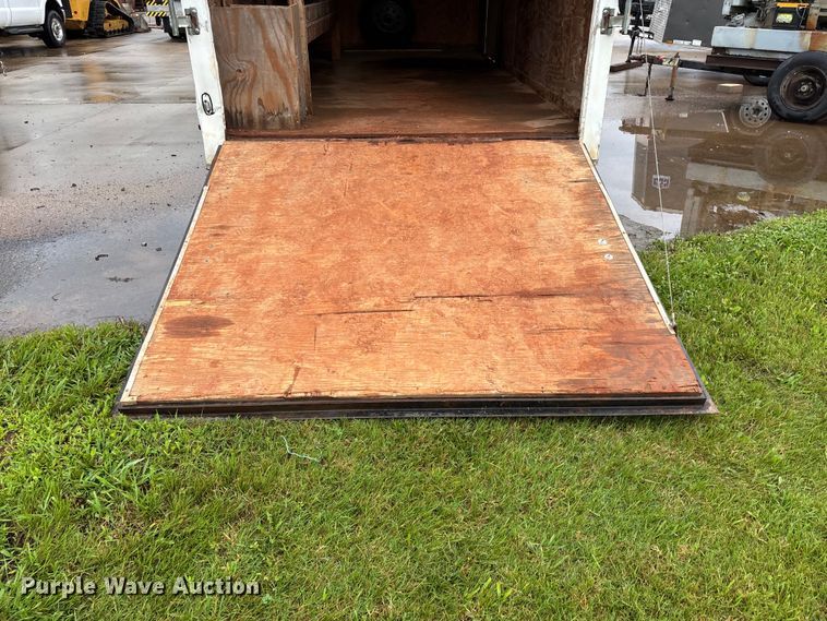 image for item EO4356 2015 Covered Wagon Trailers CW7X16TA2 enclosed cargo trailer