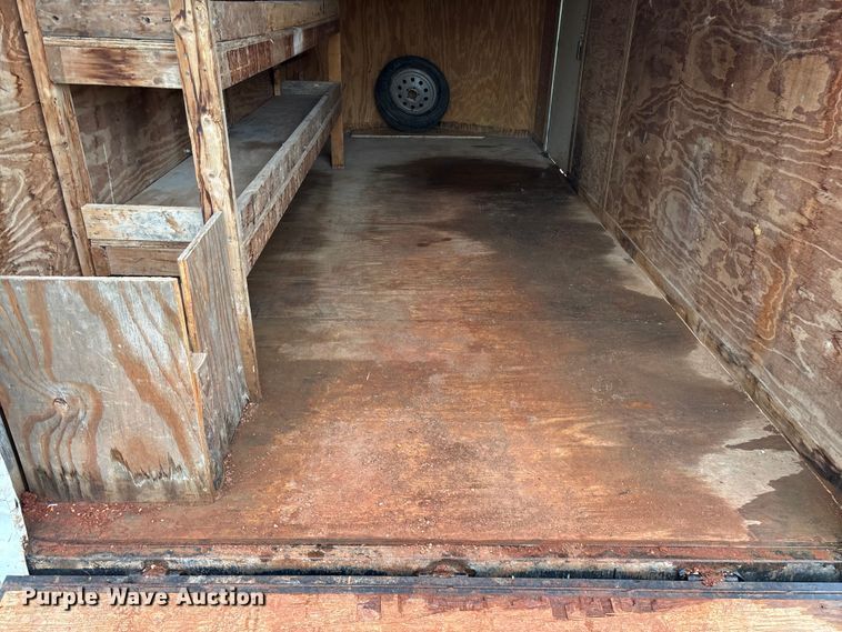 image for item EO4356 2015 Covered Wagon Trailers CW7X16TA2 enclosed cargo trailer