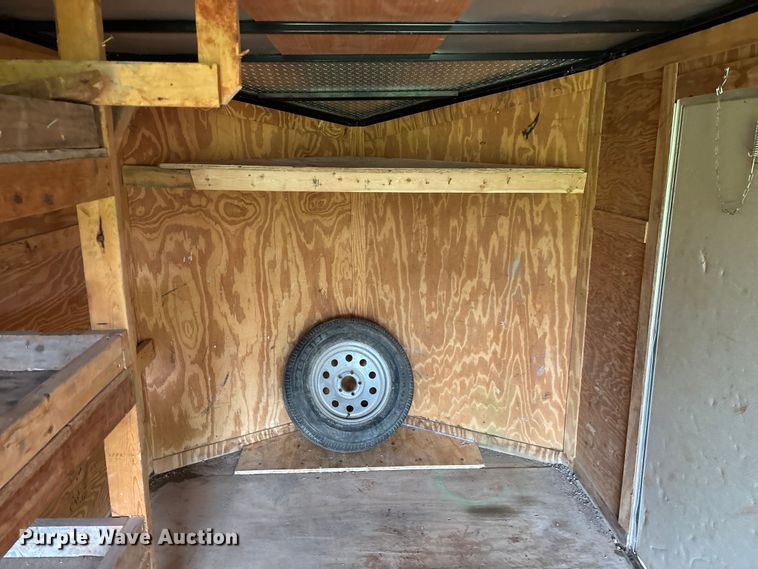 image for item EO4356 2015 Covered Wagon Trailers CW7X16TA2 enclosed cargo trailer