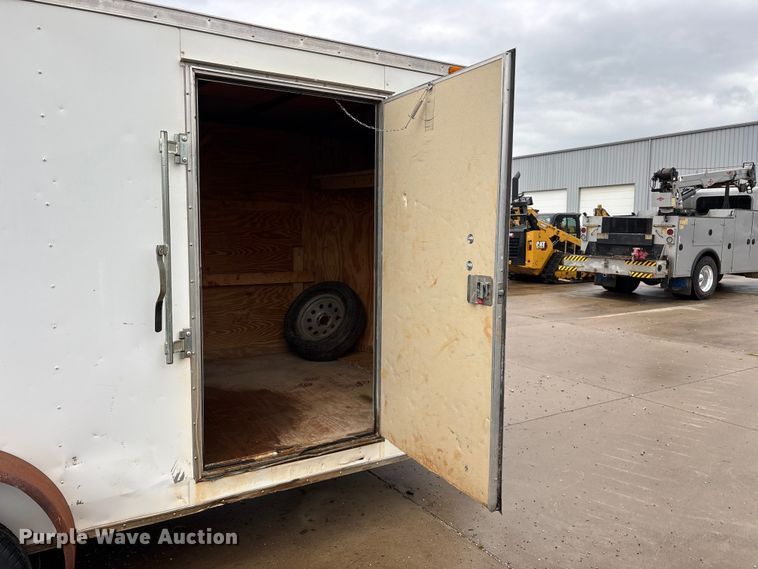 image for item EO4356 2015 Covered Wagon Trailers CW7X16TA2 enclosed cargo trailer