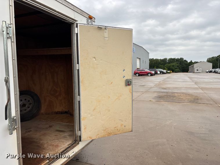 image for item EO4356 2015 Covered Wagon Trailers CW7X16TA2 enclosed cargo trailer