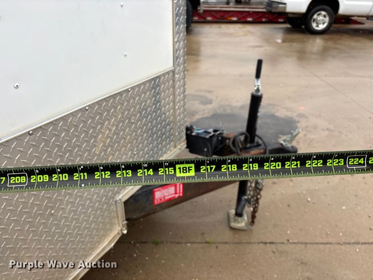 image for item EO4356 2015 Covered Wagon Trailers CW7X16TA2 enclosed cargo trailer