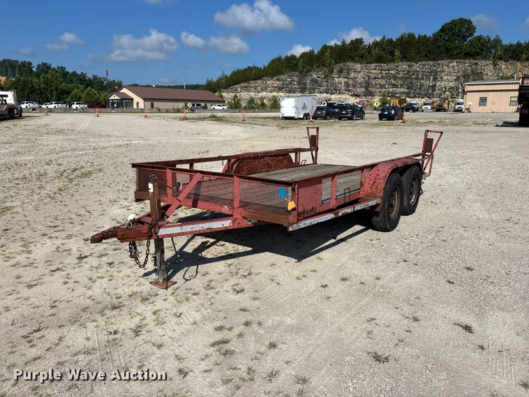 image for item EO4380 1991 HULL utility trailer