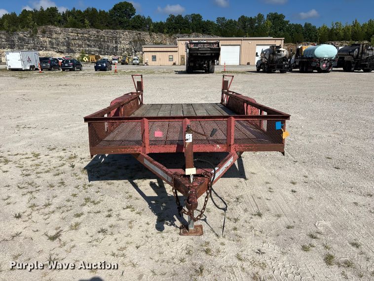 image for item EO4380 1991 HULL utility trailer