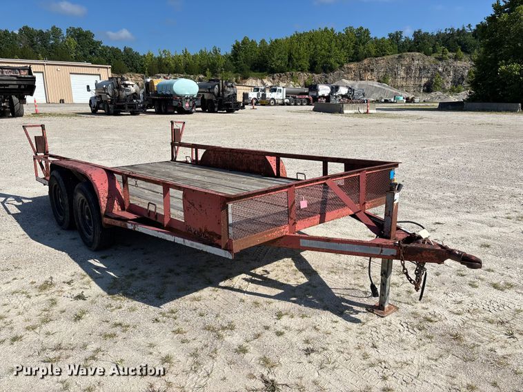 image for item EO4380 1991 HULL utility trailer
