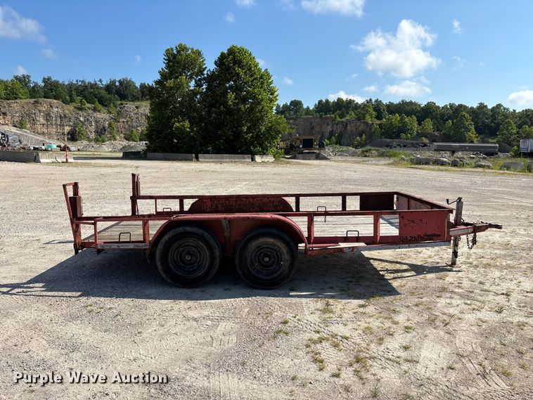 image for item EO4380 1991 HULL utility trailer