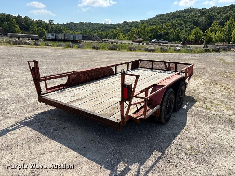image for item EO4380 1991 HULL utility trailer