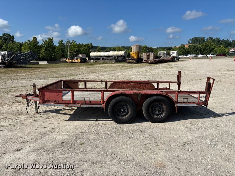 image for item EO4380 1991 HULL utility trailer
