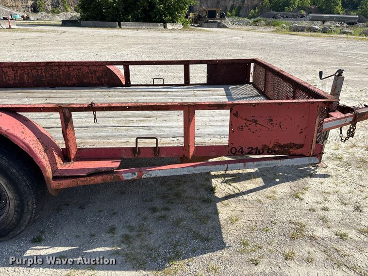 image for item EO4380 1991 HULL utility trailer