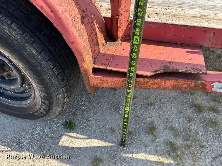 image for item EO4380 1991 HULL utility trailer
