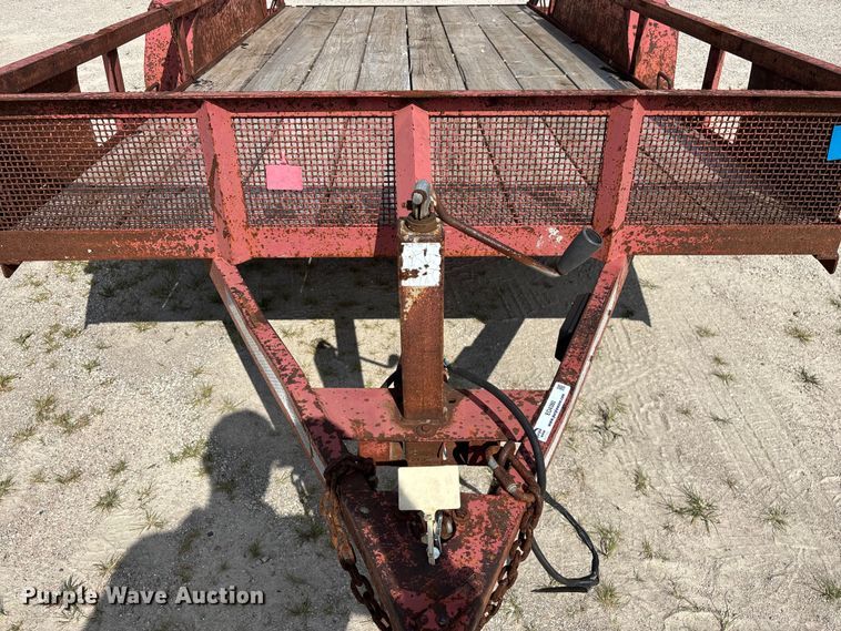 image for item EO4380 1991 HULL utility trailer