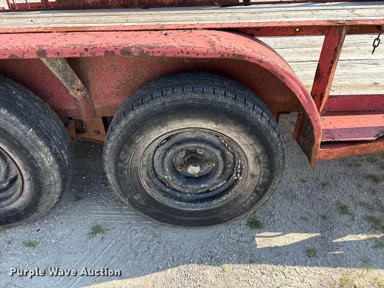 image for item EO4380 1991 HULL utility trailer