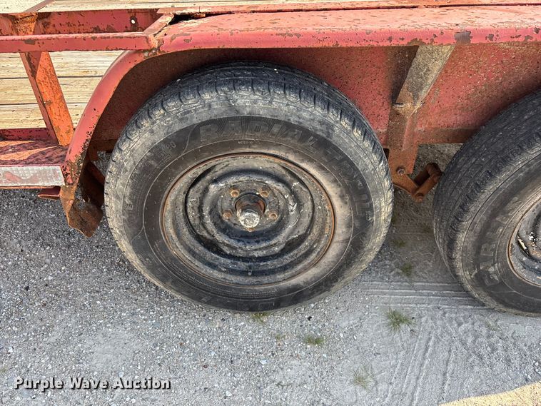 image for item EO4380 1991 HULL utility trailer