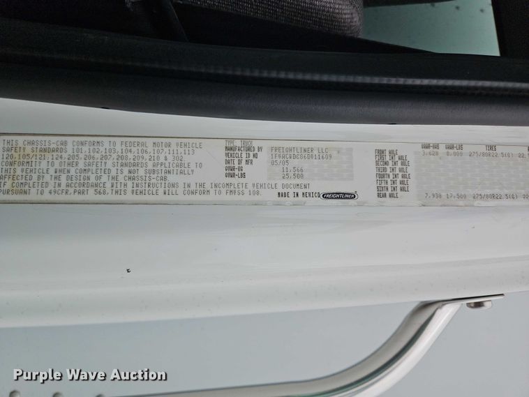 image for item EO7282 2006 Freightliner  Business Class M2 box truck