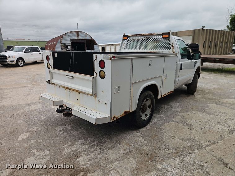 image for item EO8520 2008 Ford F250 Super Duty utility bed pickup truck