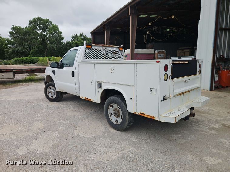 image for item EO8520 2008 Ford F250 Super Duty utility bed pickup truck