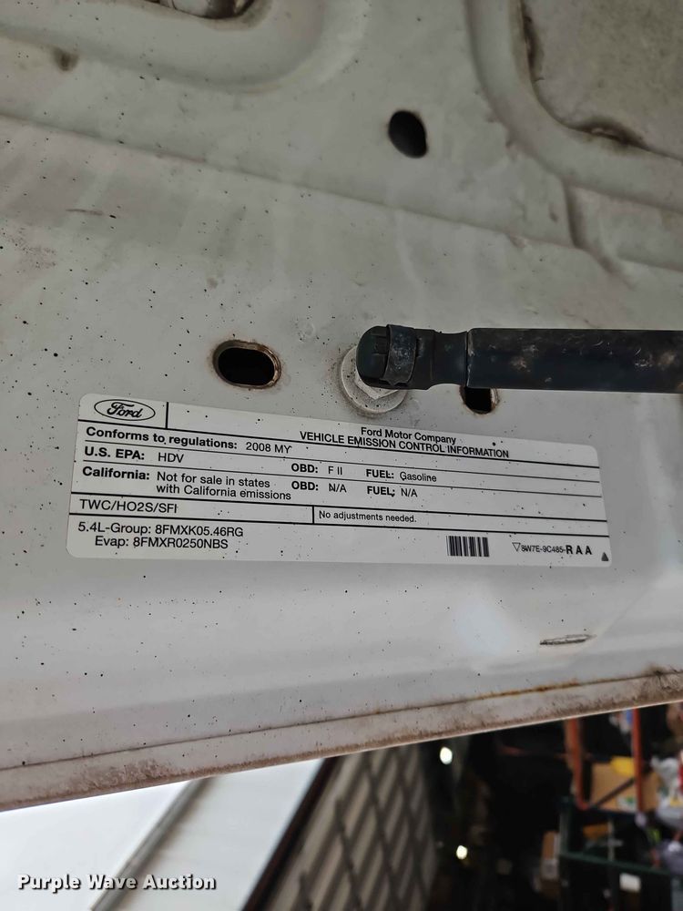 image for item EO8520 2008 Ford F250 Super Duty utility bed pickup truck