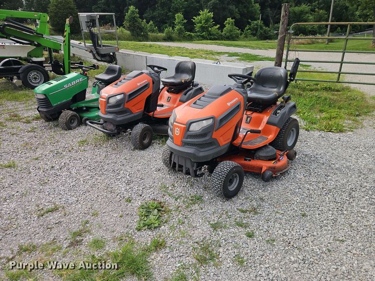 (3) lawn mowers