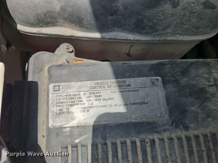image for item EO8548 2015 Chevrolet Suburban 1500  SUV