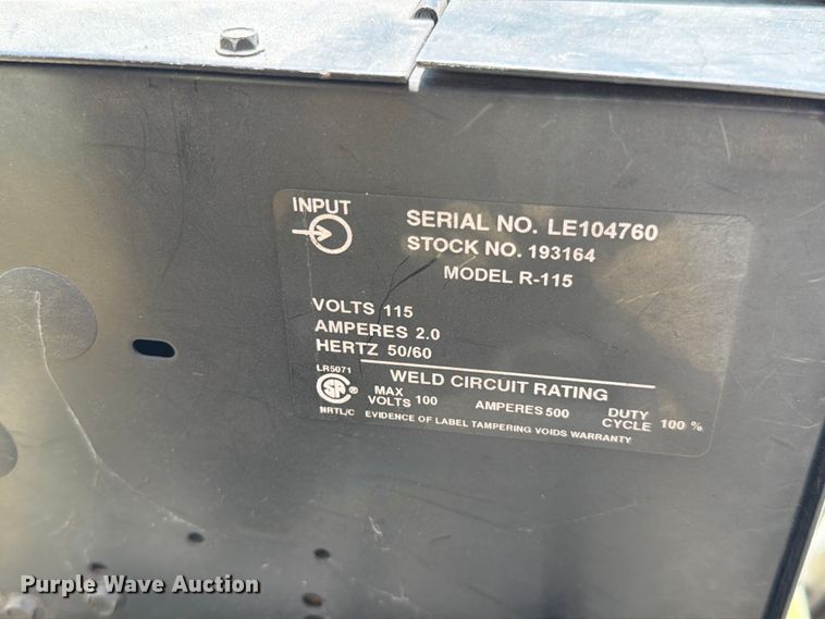 image for item EO8593 Hobart welder