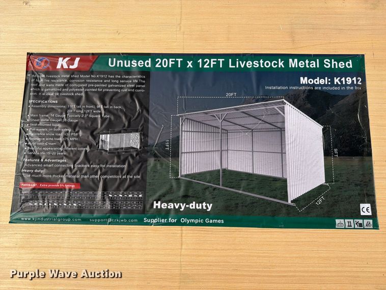 image for item EQ8060 KJ K1912 livestock shed