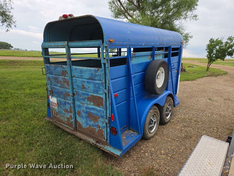image for item ER1743 1971 Stidham Horse livestock trailer