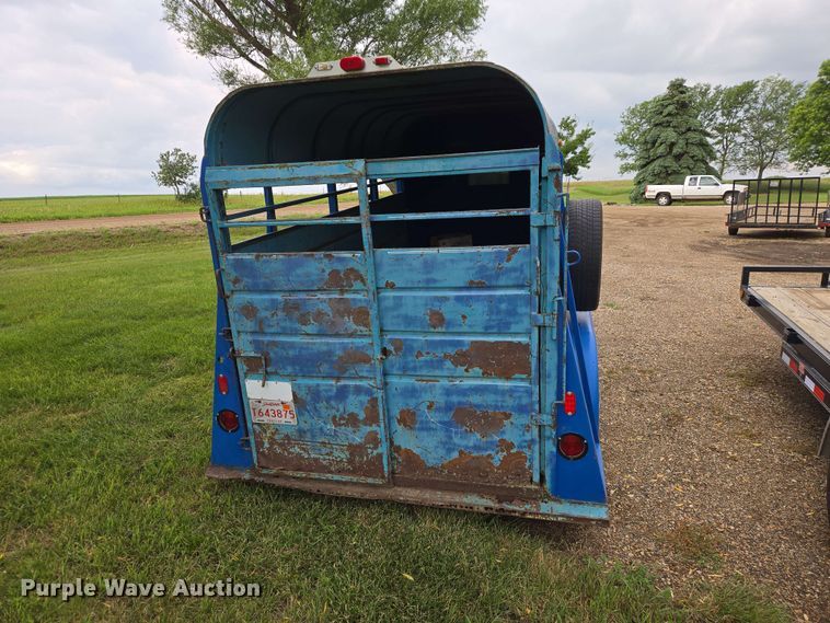 image for item ER1743 1971 Stidham Horse livestock trailer