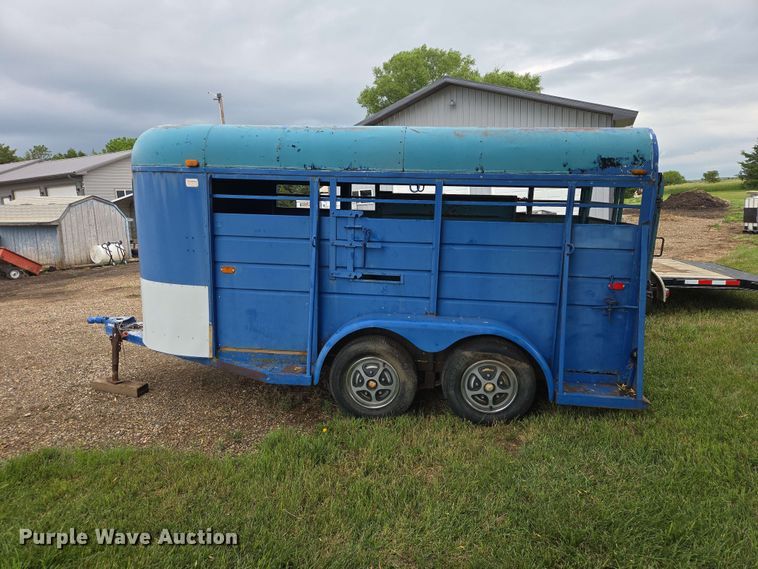 image for item ER1743 1971 Stidham Horse livestock trailer