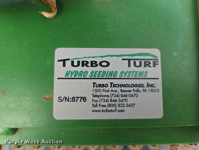 image for item ER1744 2013 Dressen Custom Trailers Turbo Turf hydroseeder