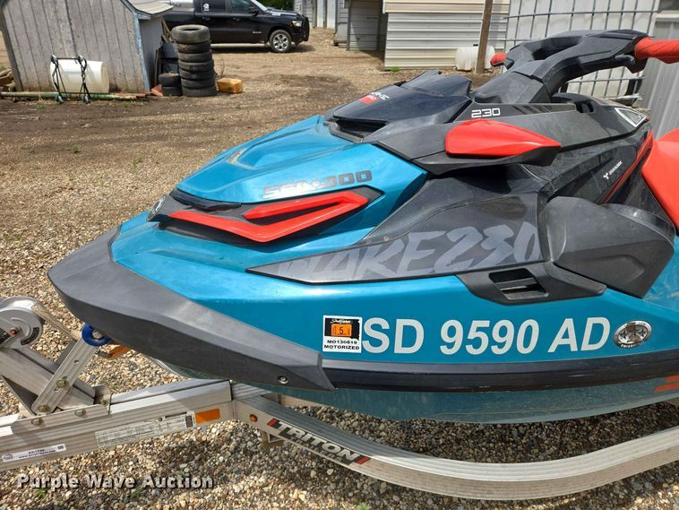 image for item ER1749 2018 Bombardier Seadoo Wake Pro 230 personal watercraft
