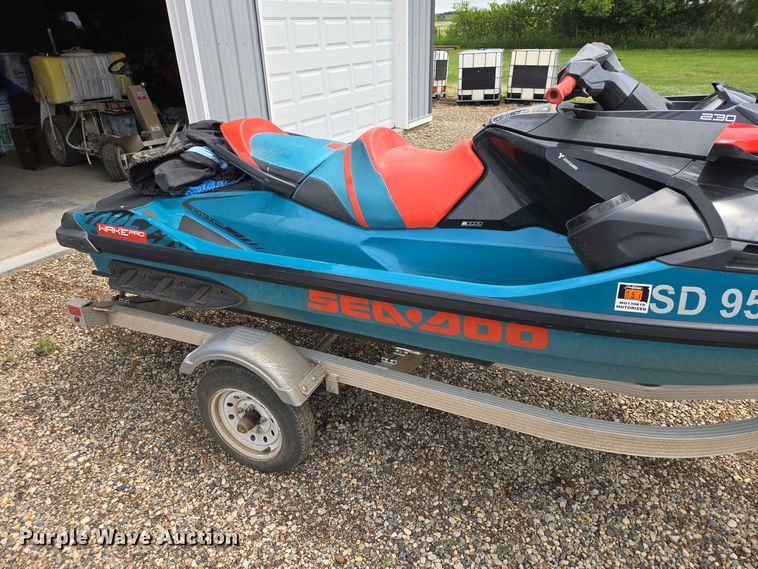 image for item ER1749 2018 Bombardier Seadoo Wake Pro 230 personal watercraft