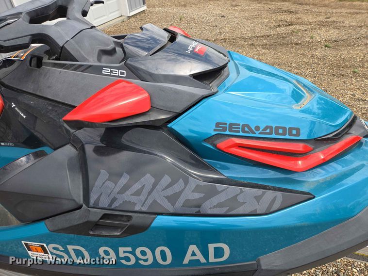 image for item ER1749 2018 Bombardier Seadoo Wake Pro 230 personal watercraft