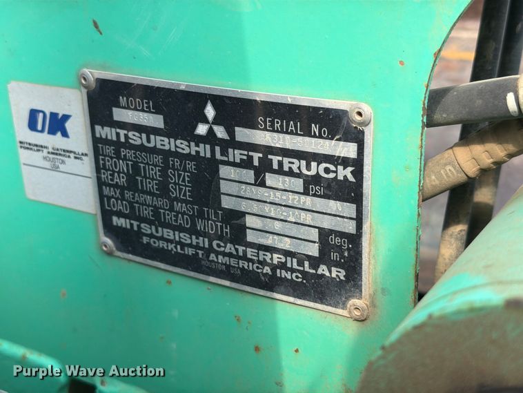 image for item ER1818 Mitsubishi FG35A forklift