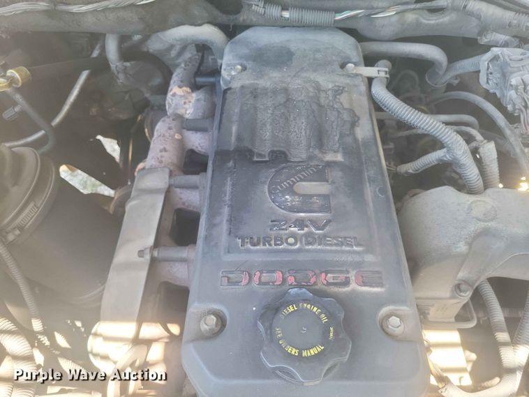 image for item ER3045 2005 Dodge Ram 3500 Ext. Cab dump flatbed pickup truck