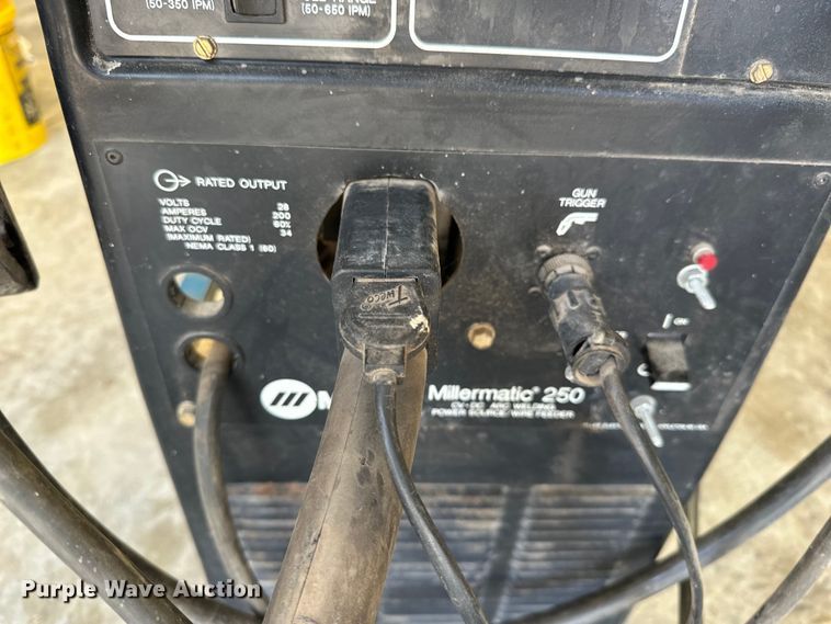 image for item ES6519 Miller Millermatic 250 welder