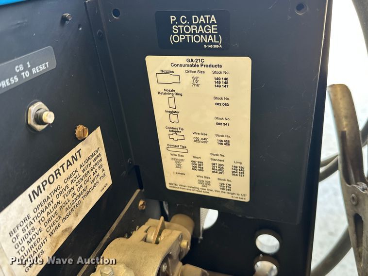 image for item ES6519 Miller Millermatic 250 welder