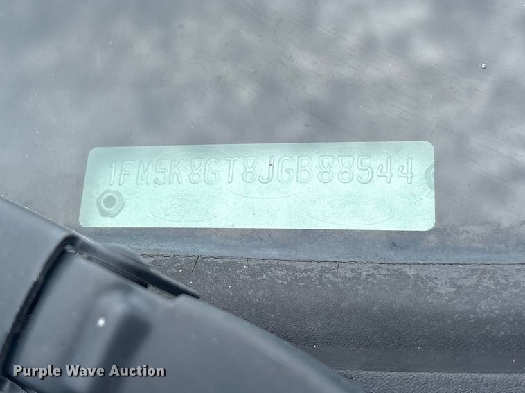 image for item ET0021 2018 Ford Explorer SUV