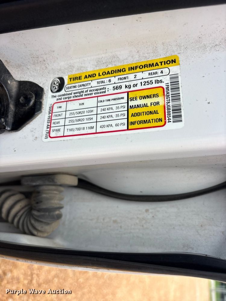 image for item ET0021 2018 Ford Explorer SUV