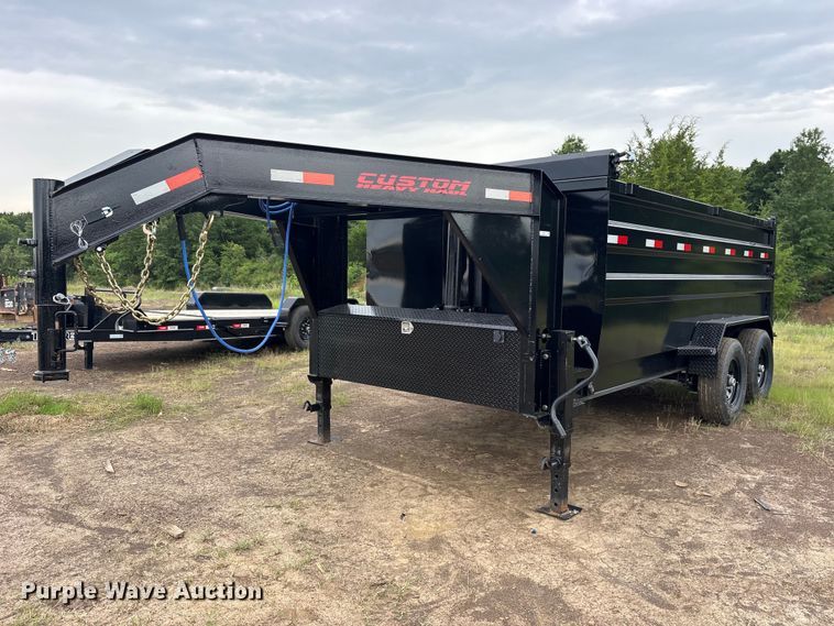 2026 Custom Heavy Haul 14' goose dump Dump Trailer #