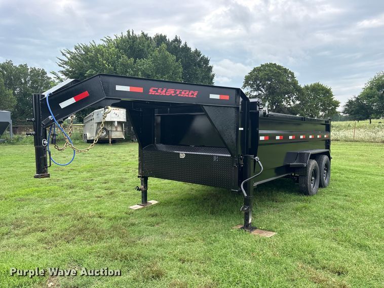 2026 Custom Heavy Haul 14' goose dump Dump Trailer #