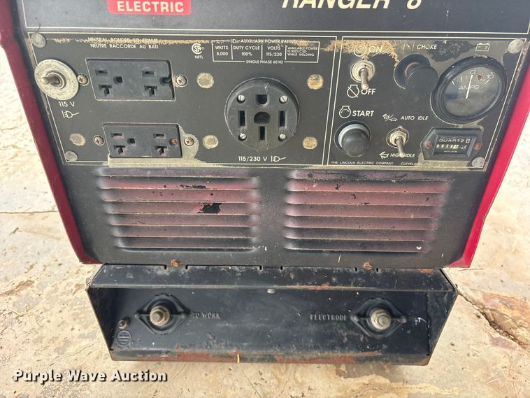 image for item ET0025 Lincoln Ranger 8 welder/generator