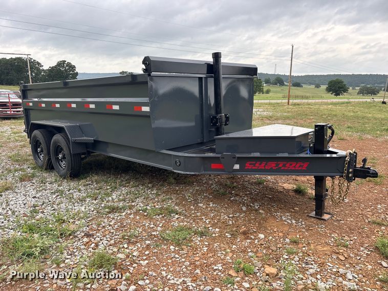 image for item ET0026 2026 Custom Heavy Haul 14' bumper pull dump dump trailer