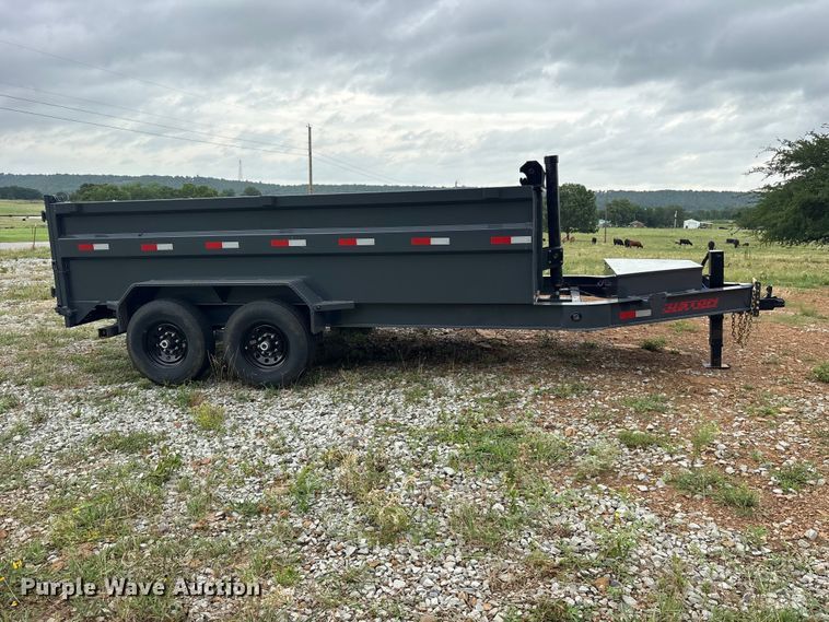 image for item ET0026 2026 Custom Heavy Haul 14' bumper pull dump dump trailer