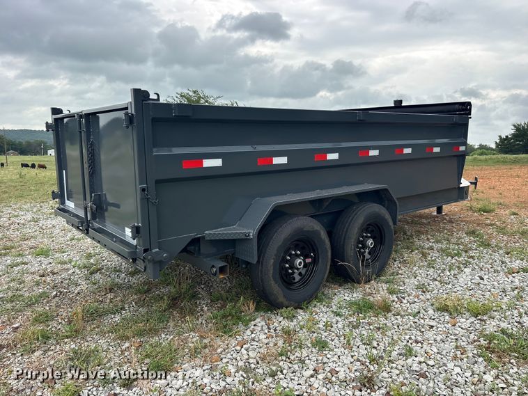 image for item ET0026 2026 Custom Heavy Haul 14' bumper pull dump dump trailer