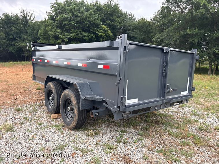 image for item ET0026 2026 Custom Heavy Haul 14' bumper pull dump dump trailer