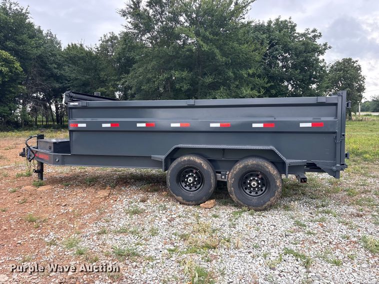 image for item ET0026 2026 Custom Heavy Haul 14' bumper pull dump dump trailer