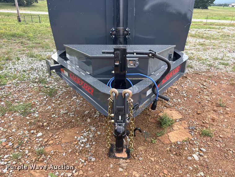 image for item ET0026 2026 Custom Heavy Haul 14' bumper pull dump dump trailer