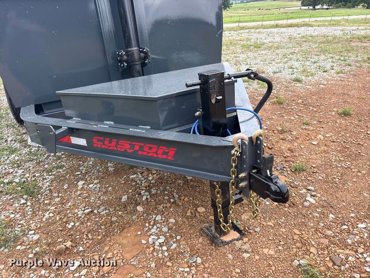image for item ET0026 2026 Custom Heavy Haul 14' bumper pull dump dump trailer